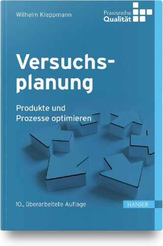Buchcover und Innenansicht für das Buch: Versuchsplanung