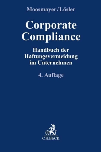 Buchcover und Innenansicht für das Buch: Corporate Compliance