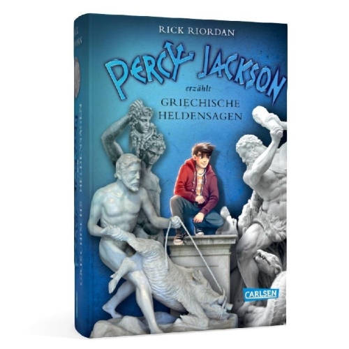 Buchcover und Innenansicht für das Buch: Percy Jackson's Greek Heroes
