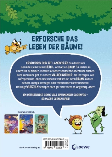 Buchcover und Innenansicht für das Buch: Science Comics - Trees