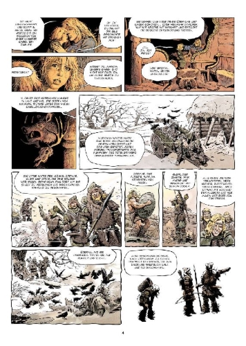Buchcover und Innenansicht für das Buch: Die Welten von Thorgal - Thorgals Jugend. Band 8