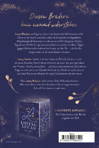 Buchcover und Innenansicht für das Buch: Lucas - A Preston Brothers Novel