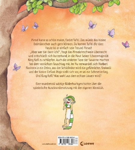 Buchcover und Innenansicht für das Buch: Tafiti - Heute bin ich du!