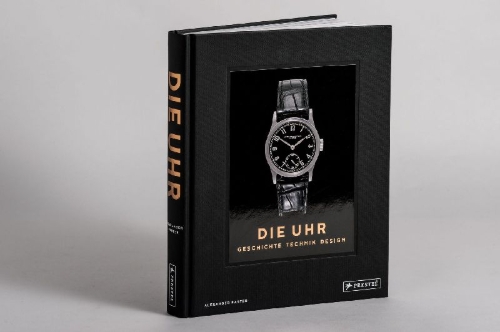 Buchcover und Innenansicht für das Buch: Die Uhr. Geschichte Technik Design