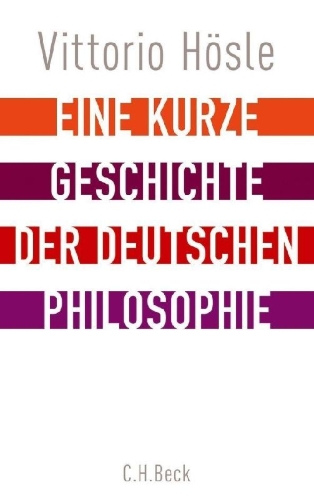 Buchcover und Innenansicht für das Buch: Eine kurze Geschichte der deutschen Philosophie