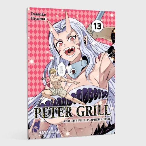 Buchcover und Innenansicht für das Buch: Peter Grill to Kenja no Jikan