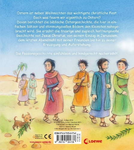 Buchcover und Innenansicht für das Buch: Die Ostergeschichte