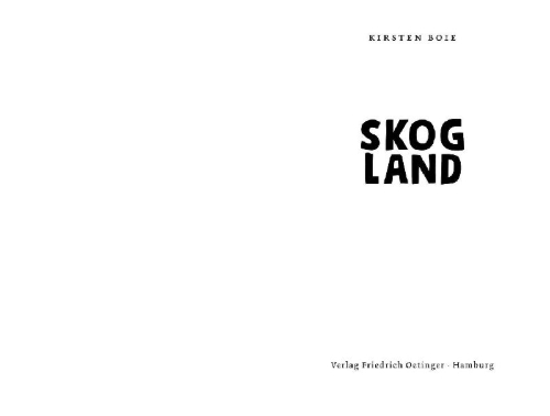 Buchcover und Innenansicht für das Buch: Skogland 1
