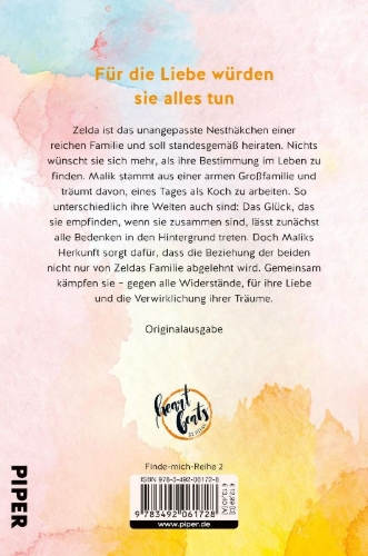 Buchcover und Innenansicht für das Buch: Halte mich. Hier