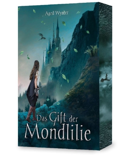 Buchcover und Innenansicht für das Buch: Das Gift der Mondlilie