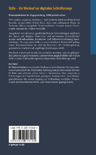 Buchcover und Innenansicht für das Buch: Stille - Ein Weckruf zur digitalen Selbstfürsorge