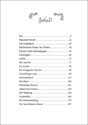Buchcover und Innenansicht für das Buch: A Place Called Perfect - They've got their eyes on you