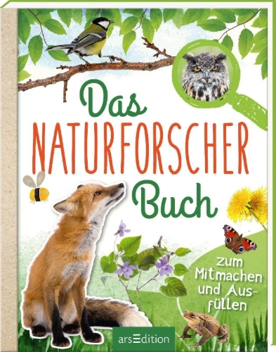Buchcover und Innenansicht für das Buch: Das Naturforscher-Buch