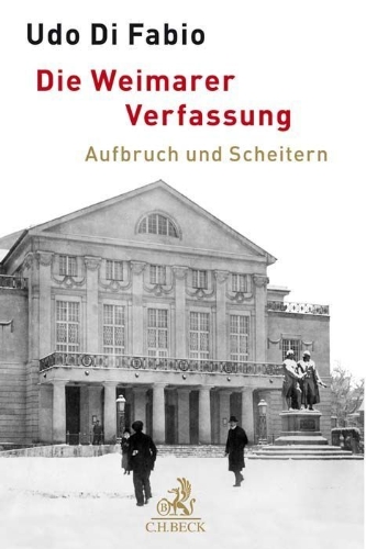 Buchcover und Innenansicht für das Buch: Die Weimarer Verfassung