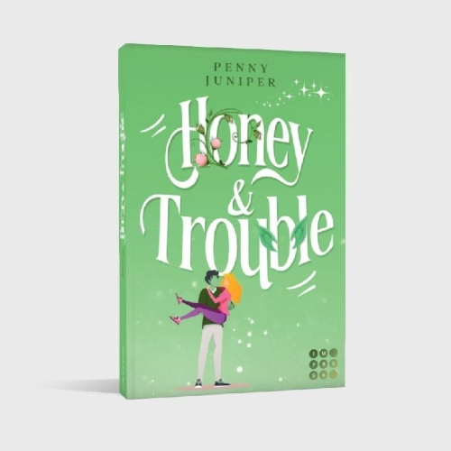 Buchcover und Innenansicht für das Buch: Honey & Trouble (Bellbook University 2)