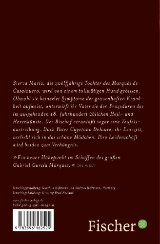 Buchcover und Innenansicht für das Buch: Von der Liebe und anderen Dämonen