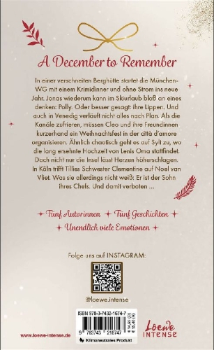 Buchcover und Innenansicht für das Buch: Intense Christmas 1