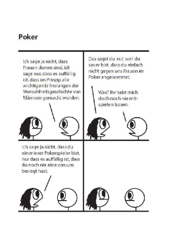 Buchcover und Innenansicht für das Buch: Erzähl mir nix