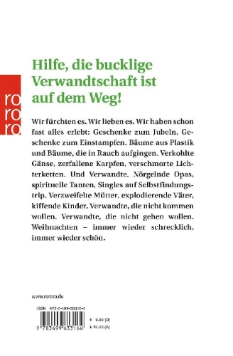 Buchcover und Innenansicht für das Buch: Die bucklige Verwandtschaft - Driving Home for Christmas