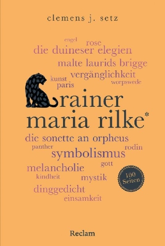 Buchcover und Innenansicht für das Buch: Rainer Maria Rilke. 100 Seiten