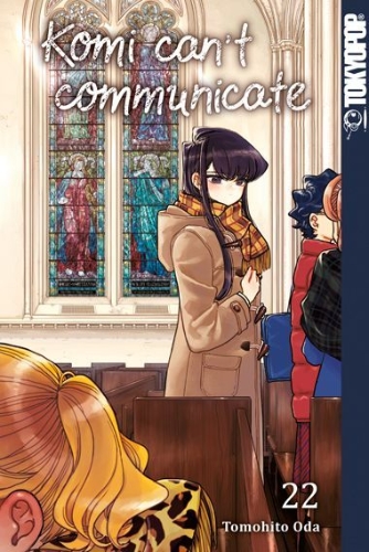 Buchcover und Innenansicht für das Buch: Komi can't communicate 22