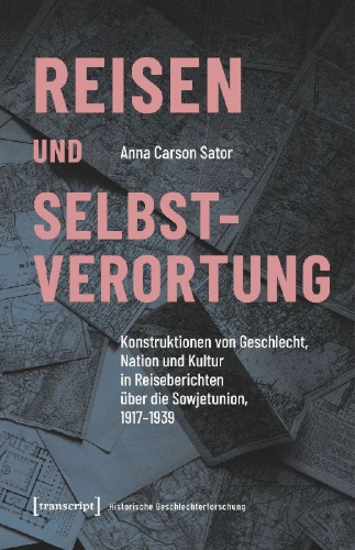 Buchcover und Innenansicht für das Buch: Reisen und Selbstverortung