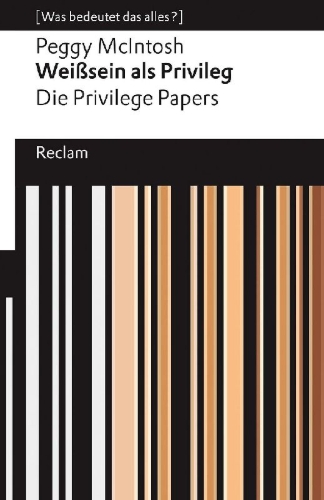 Buchcover und Innenansicht für das Buch: Weißsein als Privileg. Die Privilege Papers