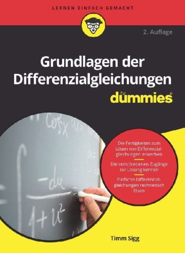 Buchcover und Innenansicht für das Buch: Grundlagen der Differenzialgleichungen für Dummies