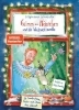 Buchcover und Innenansicht für das Buch: Grimm und Möhrchen und die Weihnachtswette - 24 Geschichten, Lieder und Ideen zum Advent