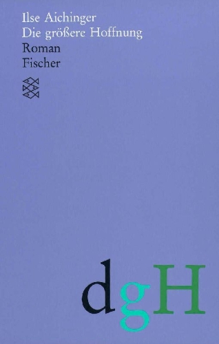 Buchcover und Innenansicht für das Buch: Die größere Hoffnung