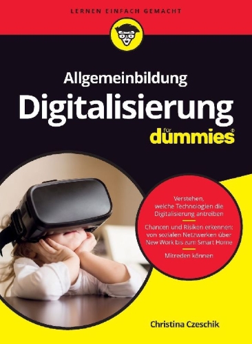 Buchcover und Innenansicht für das Buch: Allgemeinbildung Digitalisierung für Dummies