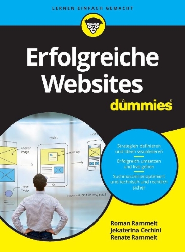 Buchcover und Innenansicht für das Buch: Erfolgreiche Websites für Dummies