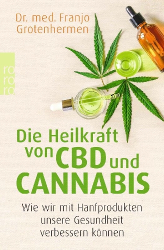 Buchcover und Innenansicht für das Buch: Die Heilkraft von CBD und Cannabis