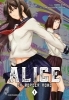 Buchcover und Innenansicht für das Buch: Imawa no Michi no Alice