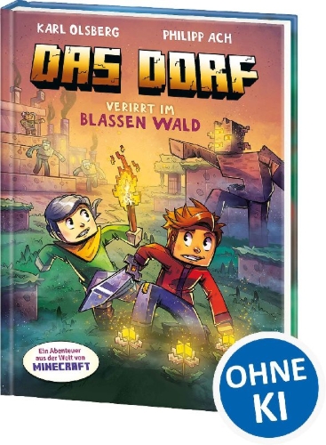 Buchcover und Innenansicht für das Buch: Das Dorf (Band 9) - Verirrt im blassen Wald