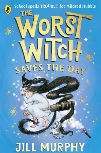 Buchcover und Innenansicht für das Buch: The Worst Witch Saves the Day