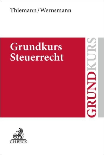Buchcover und Innenansicht für das Buch: Grundkurs Steuerrecht