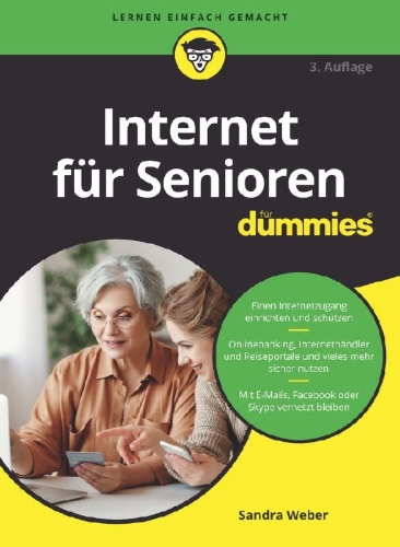 Buchcover und Innenansicht für das Buch: Internet für Senioren für Dummies