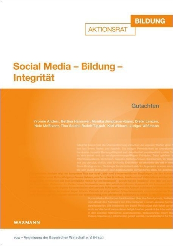 Buchcover und Innenansicht für das Buch: Social Media - Bildung - Integrität
