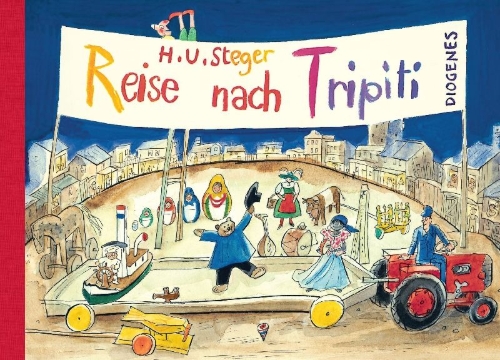 Buchcover und Innenansicht für das Buch: Reise nach Tripiti