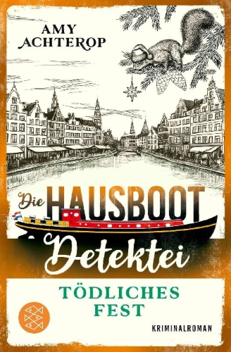 Buchcover und Innenansicht für das Buch: Die Hausboot-Detektei - Tödliches Fest
