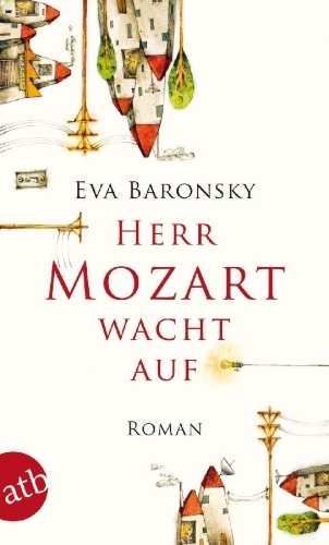 Buchcover und Innenansicht für das Buch: Herr Mozart wacht auf