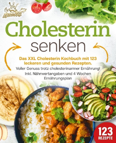 Buchcover und Innenansicht für das Buch: Cholesterin senken