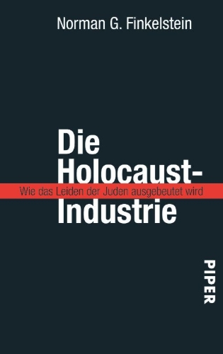 Buchcover und Innenansicht für das Buch: The Holocaust Industry