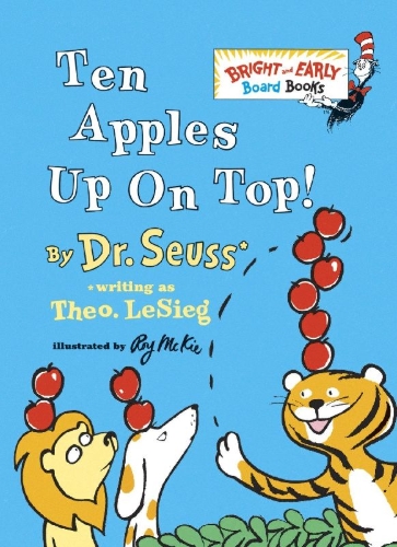 Buchcover und Innenansicht für das Buch: Ten Apples Up on Top!