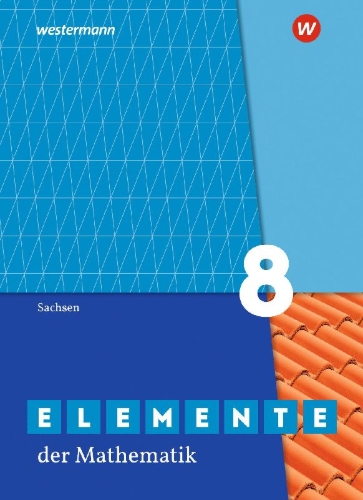 Buchcover und Innenansicht für das Buch: Elemente der Mathematik SI 8. Schulbuch. Sachsen