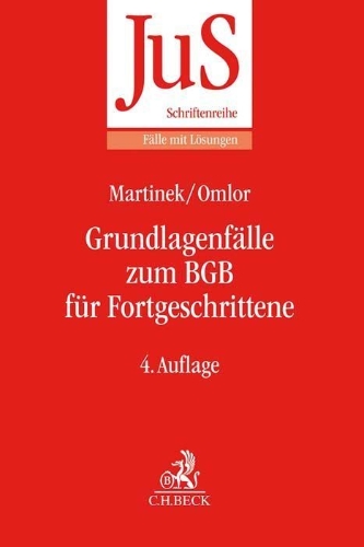 Buchcover und Innenansicht für das Buch: Grundlagenfälle zum BGB für Fortgeschrittene