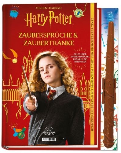 Buchcover und Innenansicht für das Buch: Harry Potter: Zaubersprüche und Zaubertränke