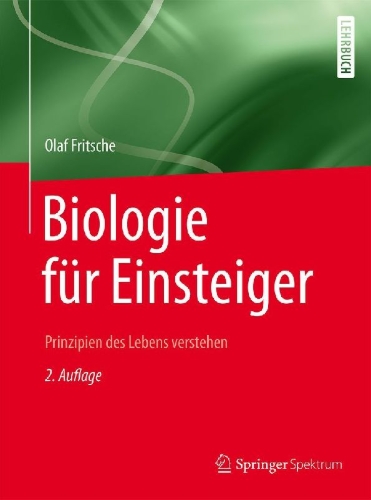Buchcover und Innenansicht für das Buch: Biologie für Einsteiger