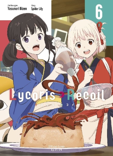 Buchcover und Innenansicht für das Buch: Lycoris Recoil 06